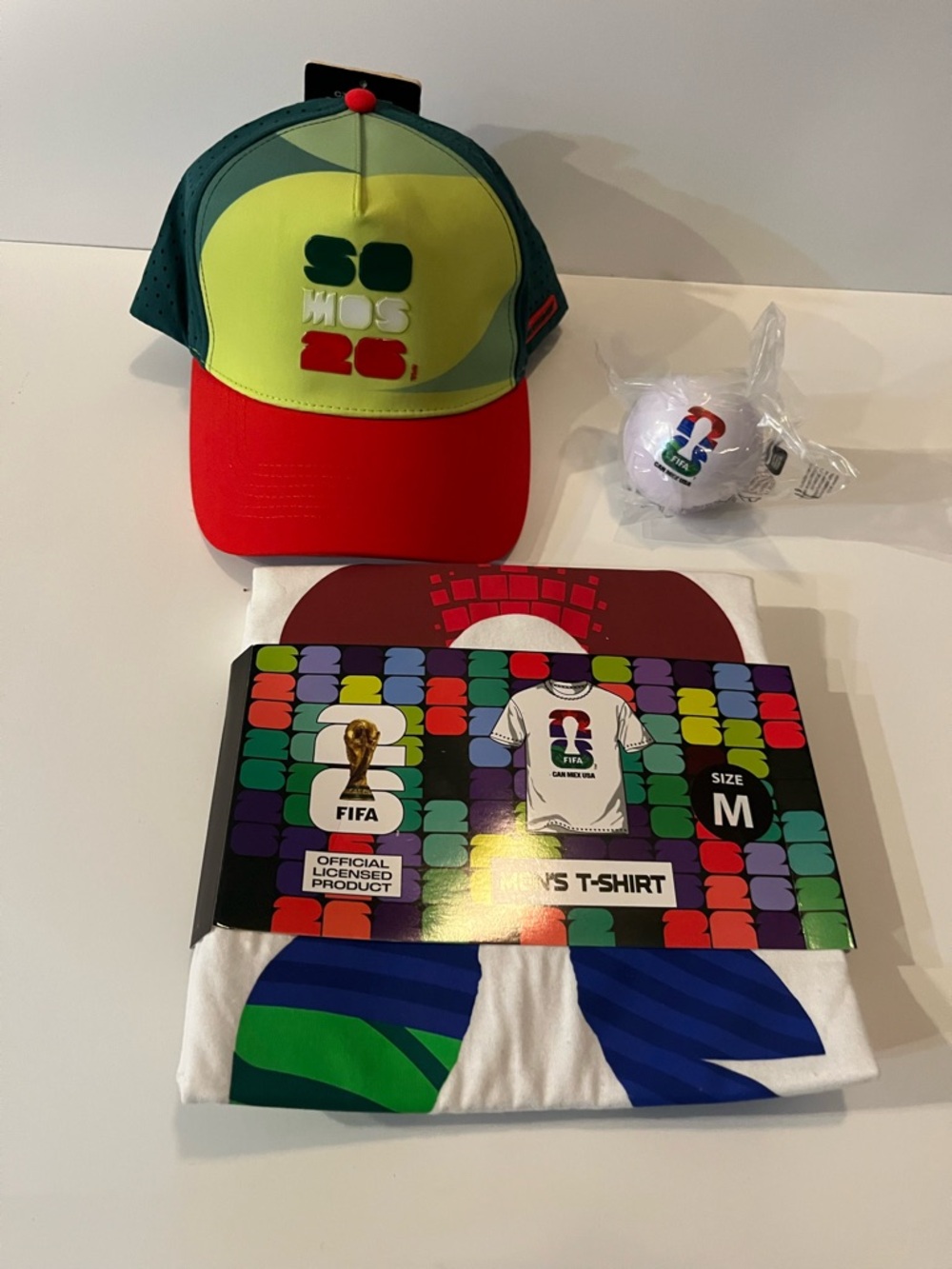 New Era Teal & White Fan Pack with Neon Accents T shirt Medium